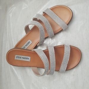 Steve Madden rhinestone sandals